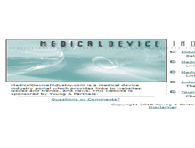 Tablet Screenshot of medicaldeviceindustry.com